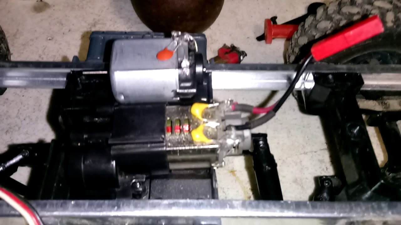 WPL RC Military truck motor upgrade !