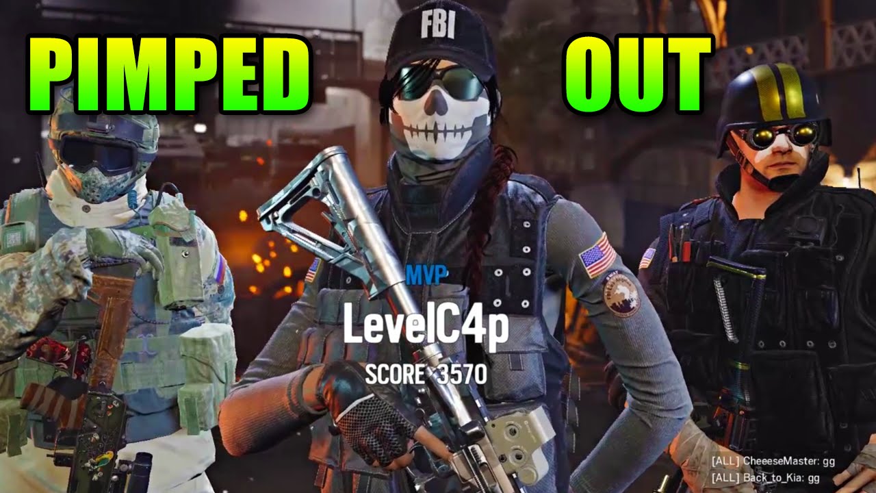 Pimped Out In Rainbow Six Siege