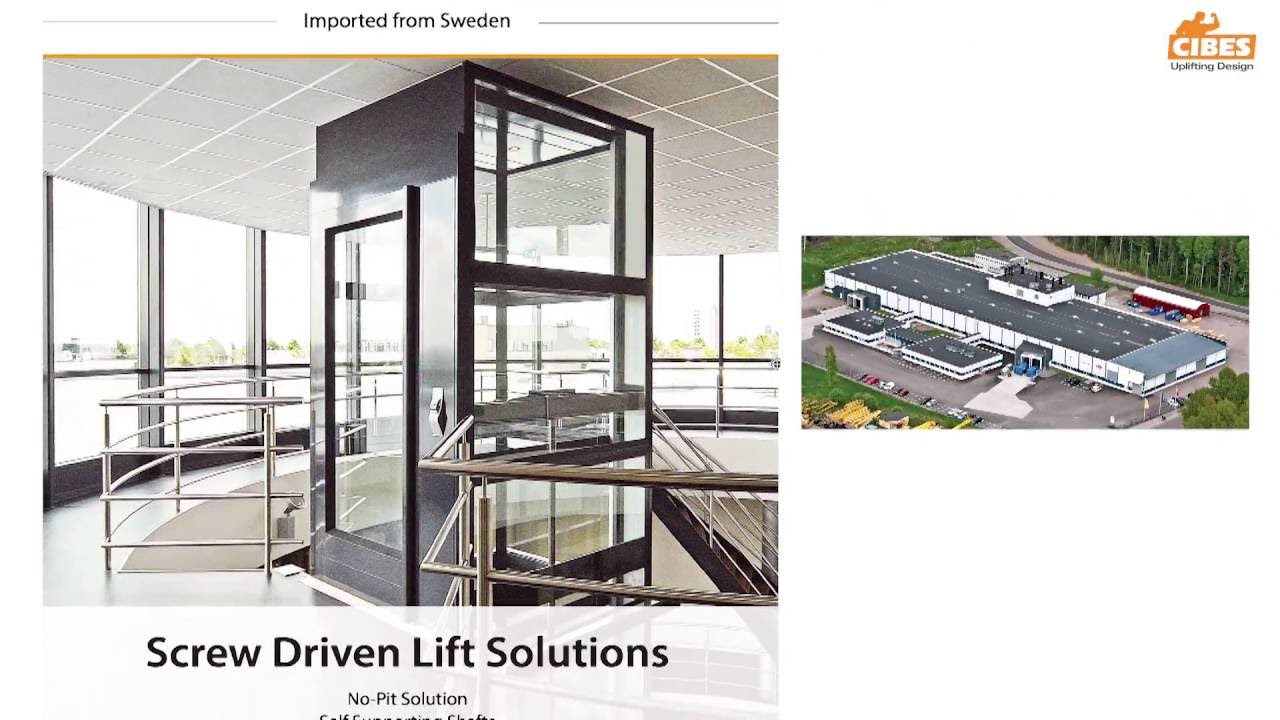 Cibeslift Safe Screw Driven Elevator