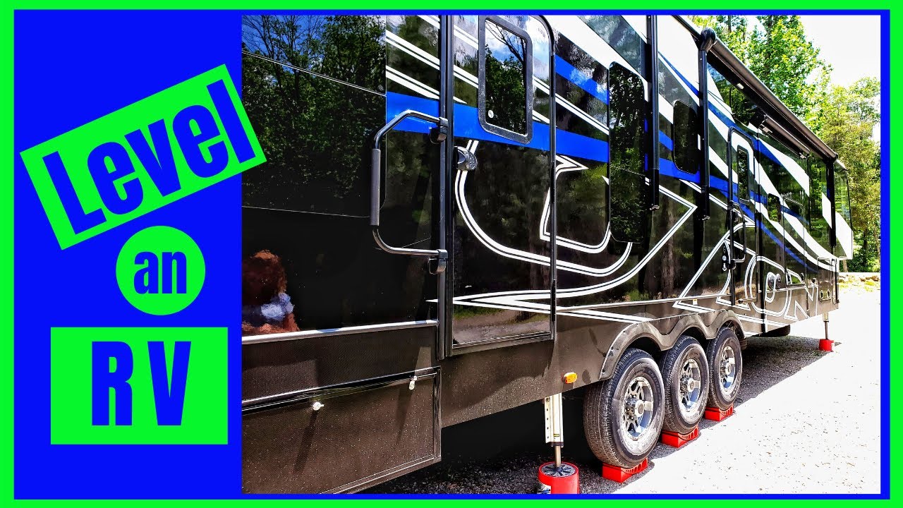 How to level a camper FAST!!!  Level your RV the EASY way with Andersen Levelers!!!