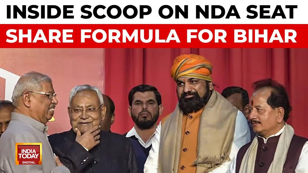 NDA Seat-Sharing Formula For Bihar Elections: JDU, BJP To Contest Majority Seats | India Today