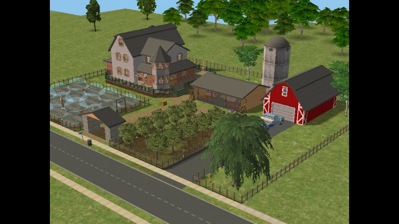 Sims 2 Build: Apple Farm