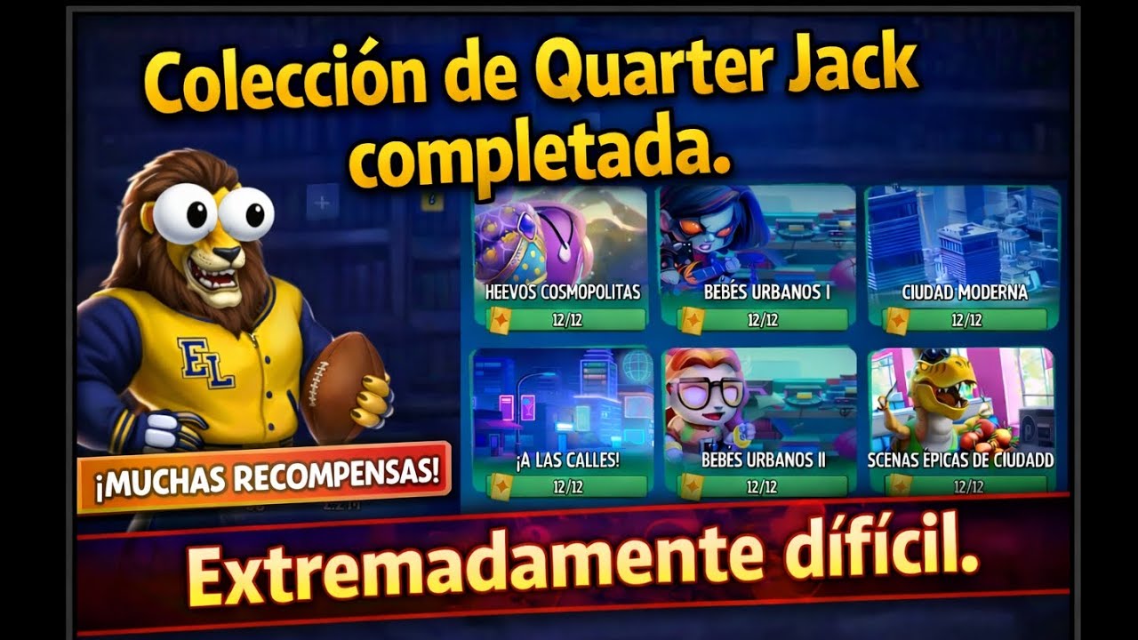 Colección de Quarter Jack completada POR FIN !! | EXTREMADAMENTE difícil 😱 / Monster Legends 