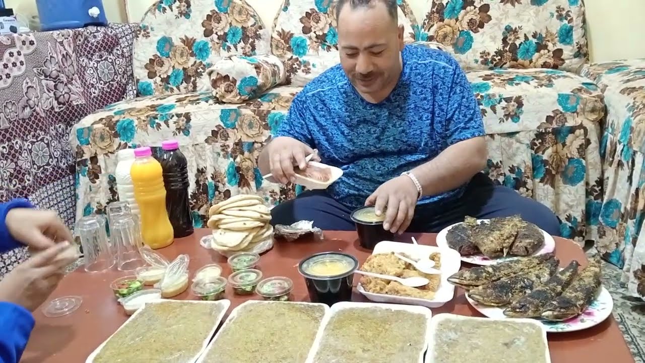 كنت تعبانة… شوفوا أبو جنى عمل إيه وجابلنا سمك على الفطور 🐟❤️