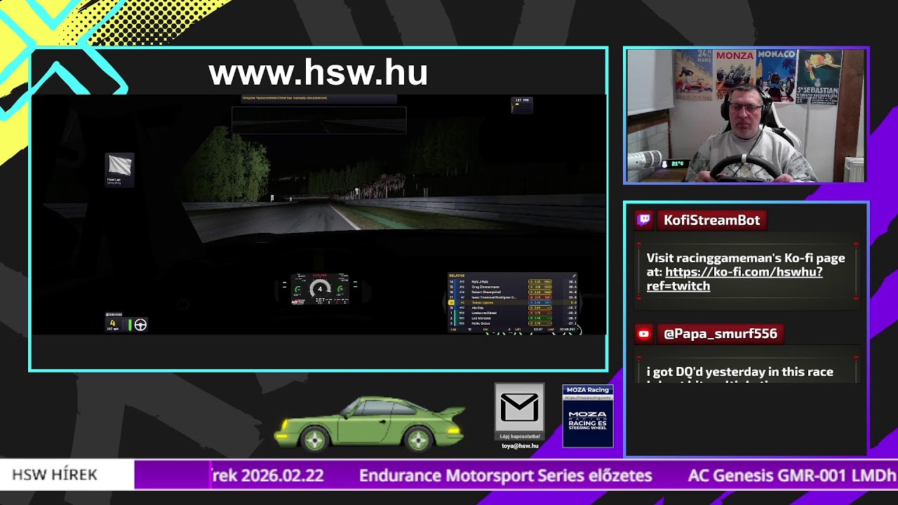 HSW Simracing LIVE Channel!