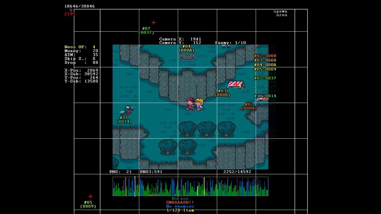 Starman Skip/Onett Skip RNG manipulation(MOTHER2)