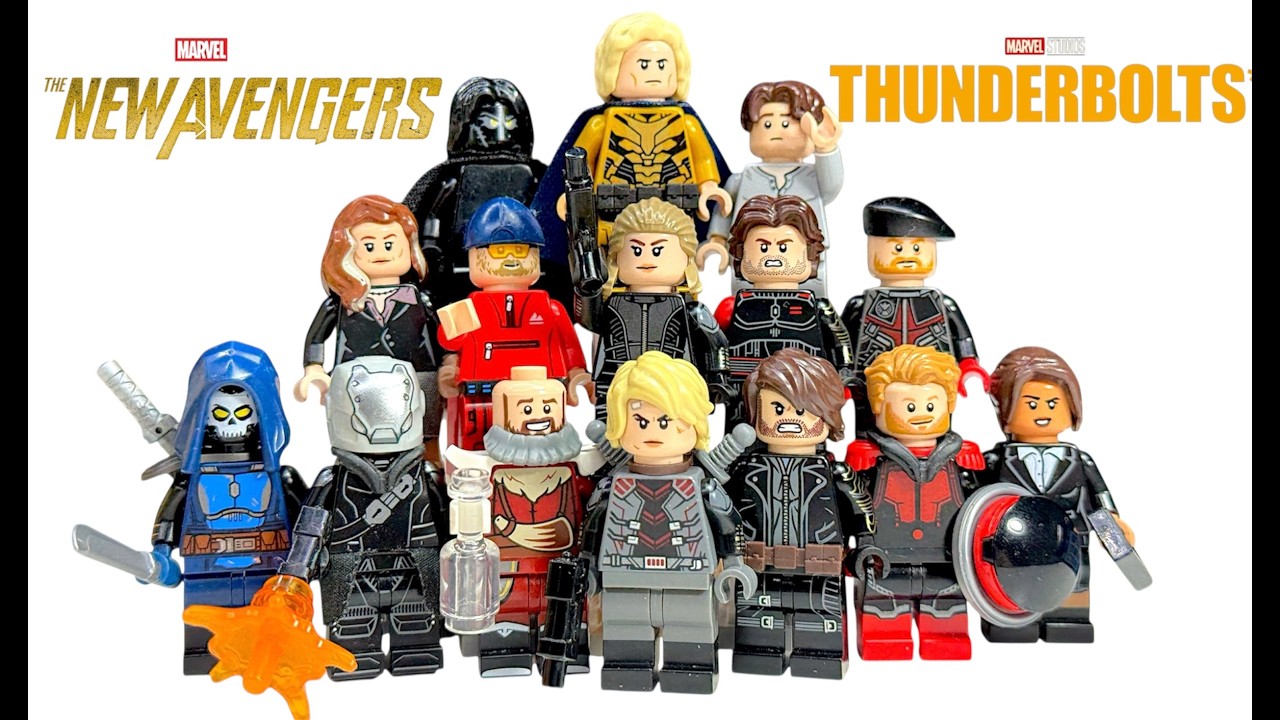 LEGO Thunderbolts / New Avengers All Main Characters & How To Build Them!