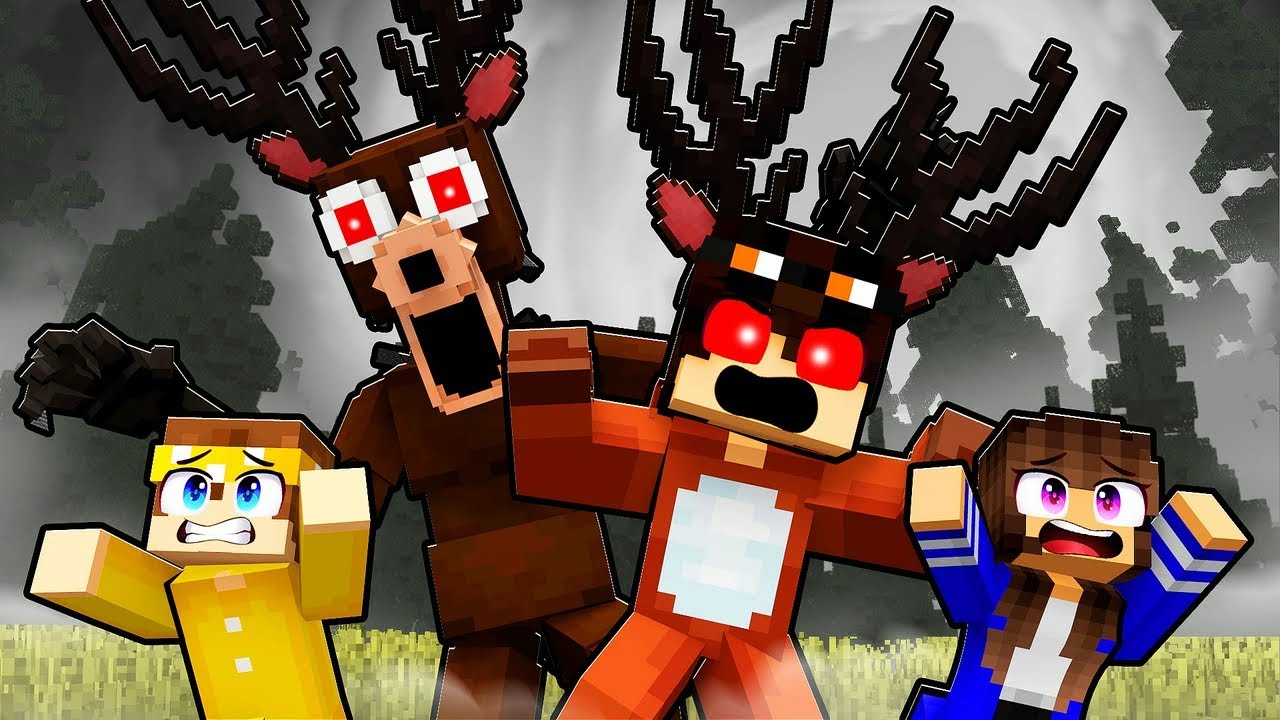 NASCI como BEBÊ CERVO 99 NOITES no Minecraft!