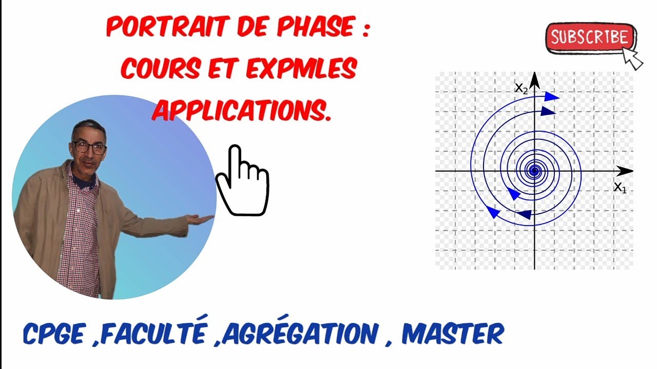 Portrait de phase : cours et exemples ( CPGE, Facult&eacute;, Agr&eacute;gation, Master )