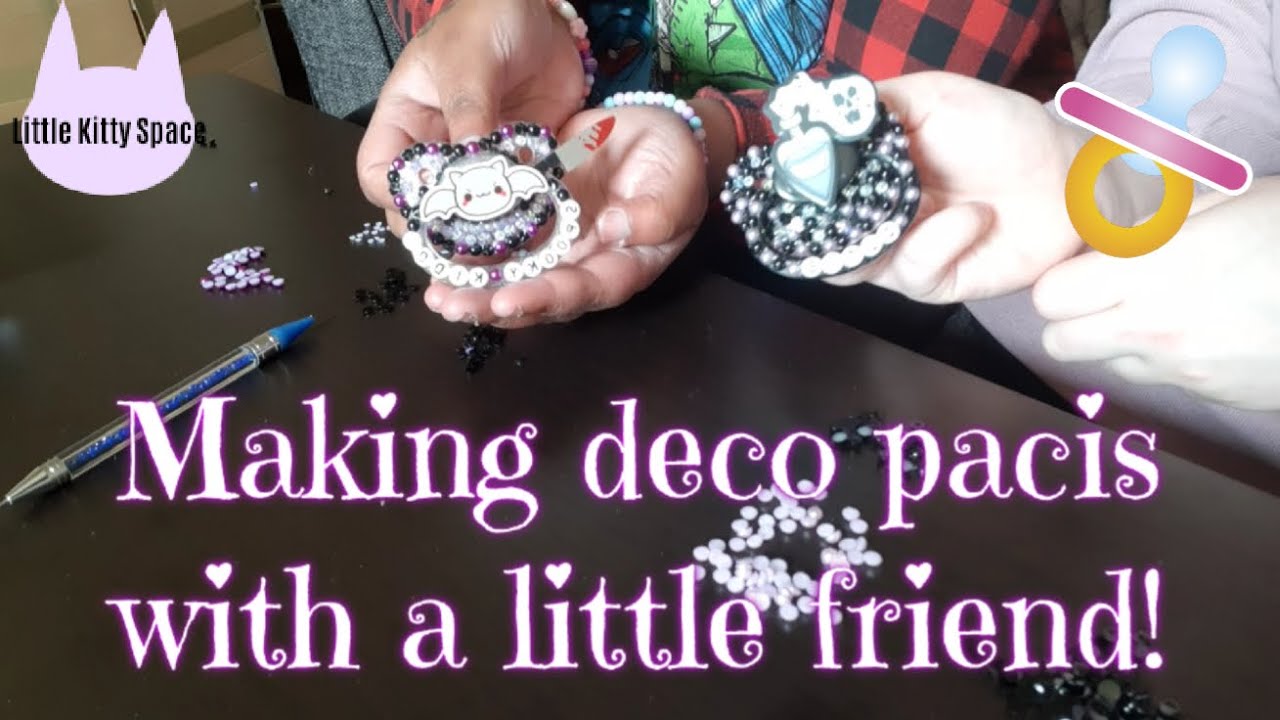 Making deco pacis with a little friend! | Age regression SFW