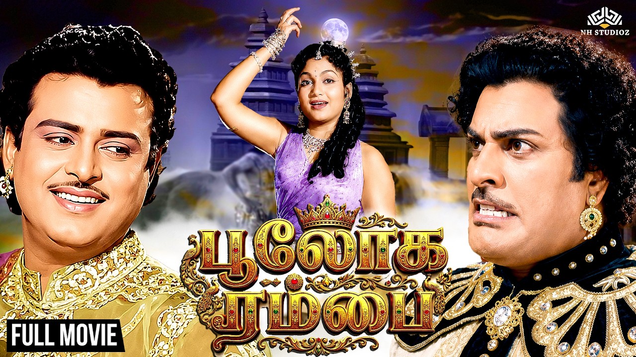 Bhoologa Rambai | Full Classic Tamil Movie | Gemini Ganesan | Anjali Devi | Karuppu movie