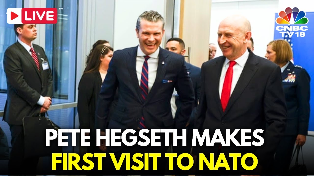 LIVE: US Defense Secretary Pete Hegseth Makes First Visit to NATO | Trump Plans for Ukraine | N18G