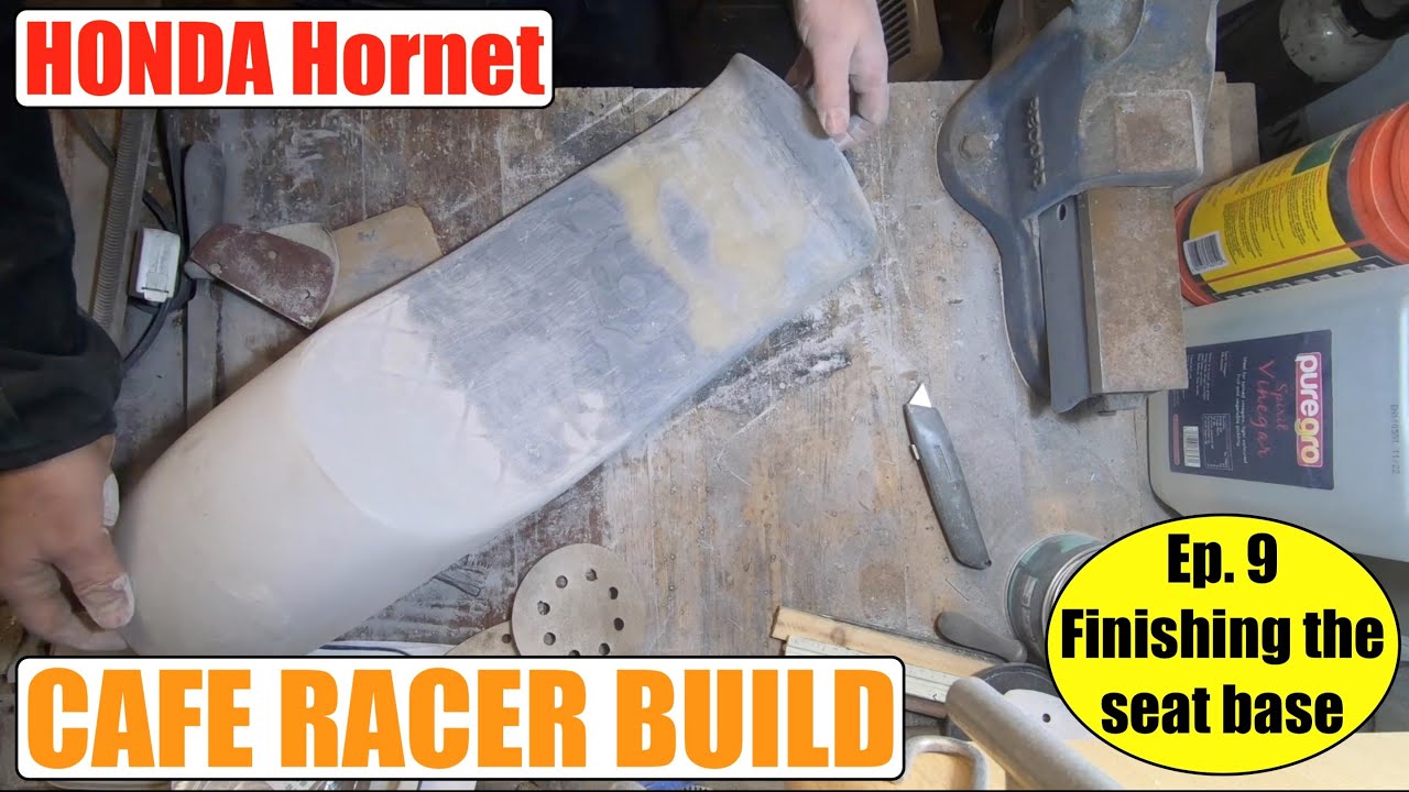Honda Hornet Café Racer Budget Build - Episode 9 Finishing the seat base