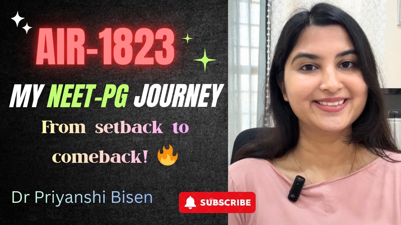 My honest Neet-Pg journey | AIR-1823