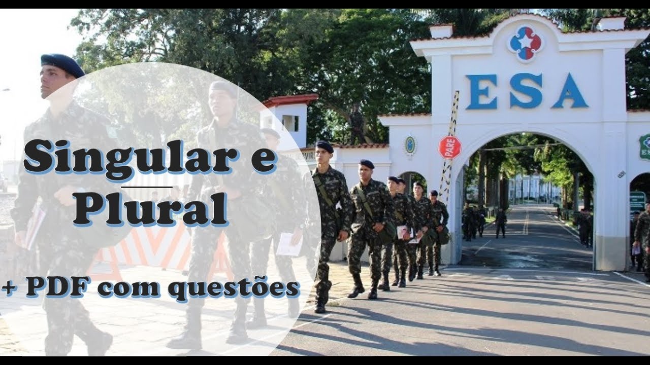 Aula 01: Singular e Plural em Inglês - ESA | Teacher Rafael