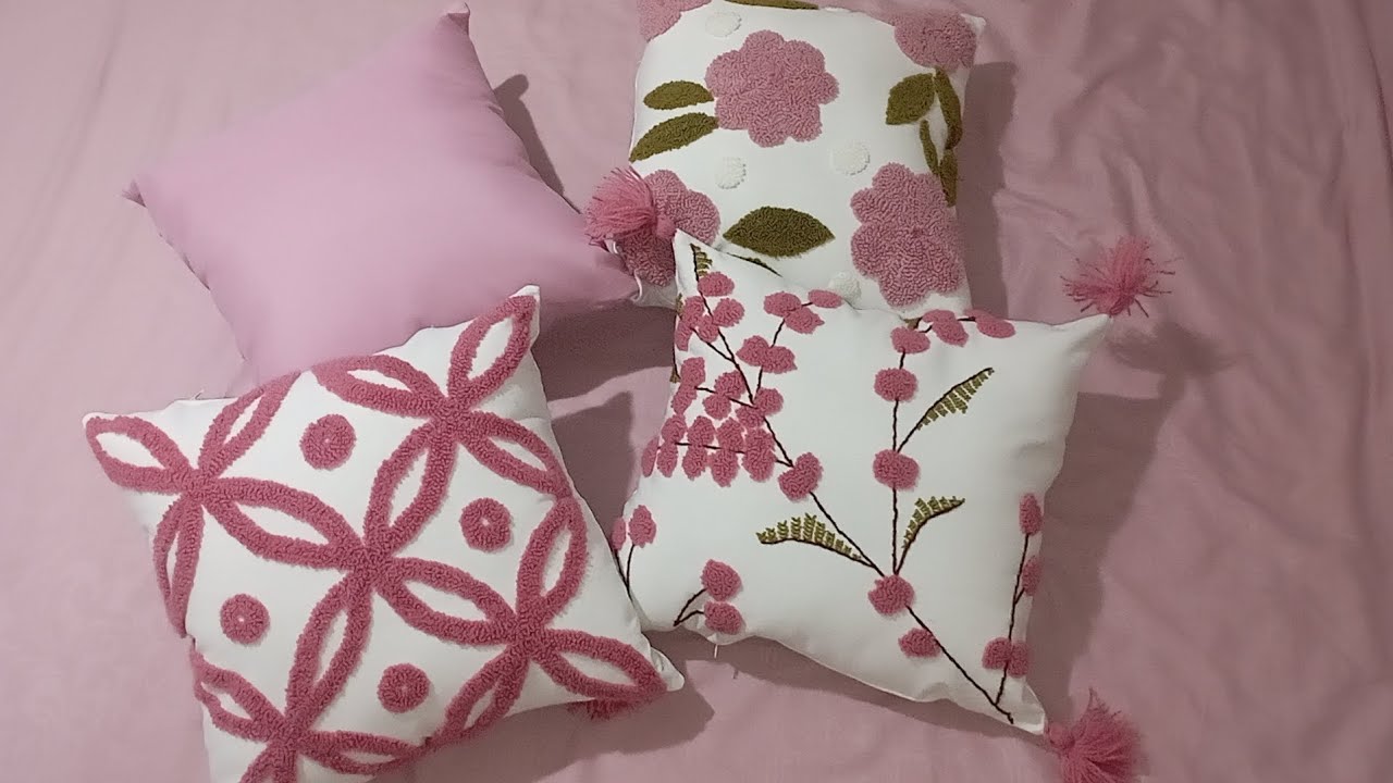 مشروع رائع | وسائد ديكور باللون الوردي الجميلAmazing Project | Beautiful Pink Decorative Cushions@
