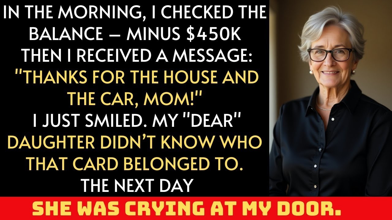 In The Morning I Found $450,000 Gone — Then A Message Arrived  'Thanks For The House'