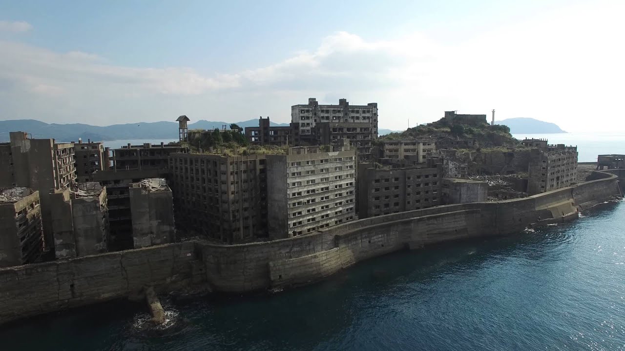 軍艦島（端島）ドローン空撮 4K