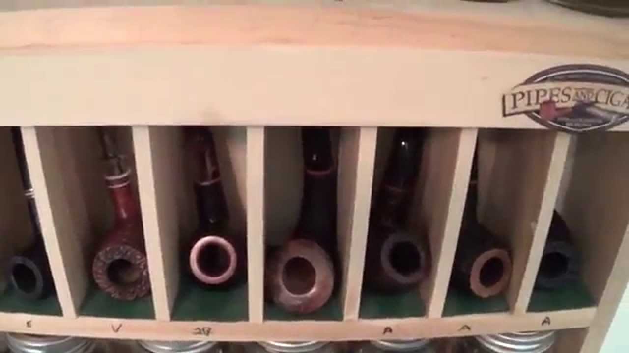 Pipe and tobacco storage rack /cabinet