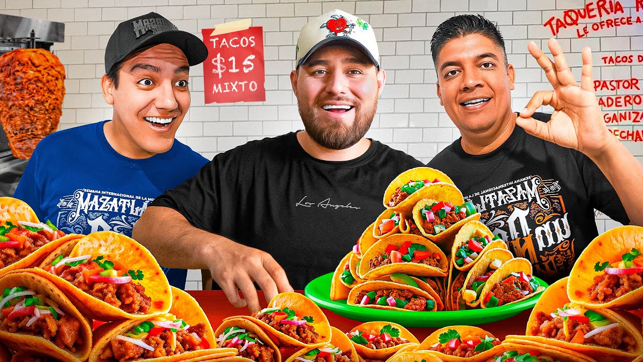 Probé TODOS los TACOS que ENCONTRAMOS en MAZATLÁN @Algo Bien