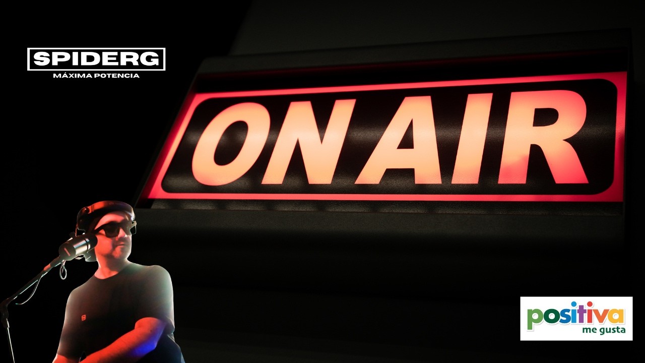 SPIDERG EN VIVO - POSITIVA FM - YOUTUBE & TIKTOK