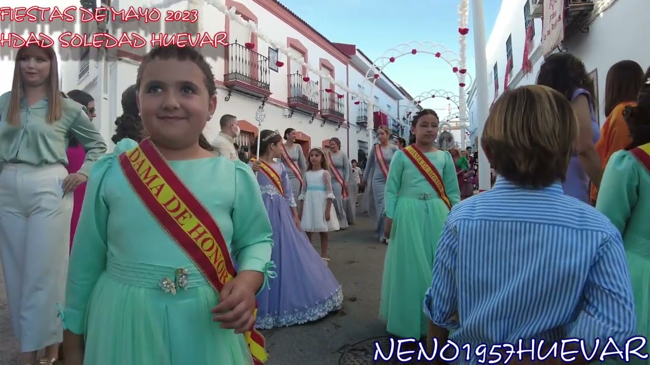 PROCESION NTRA SRA SOLEDAD-FIESTAS DE MAYO 2023-HDAD SOLEDAD HUEVAR-13 MAYO 2023