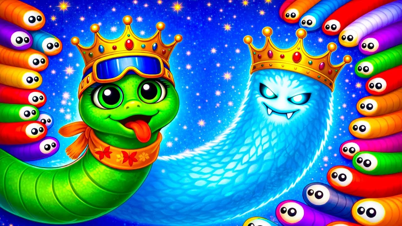 🐍WORMSZONE.IO | GIANT SLITHER SNAKE TOP 1 / Epic Worm Zone Best Gameplay | Part 02