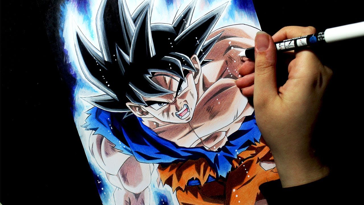 Speed Drawing - Goku Ultra Instinct [Dragon Ball Super]