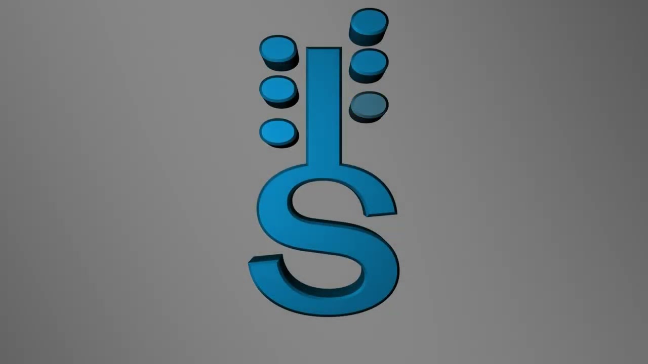 Shar Music Animated Guitar Ascending Sound Logo
