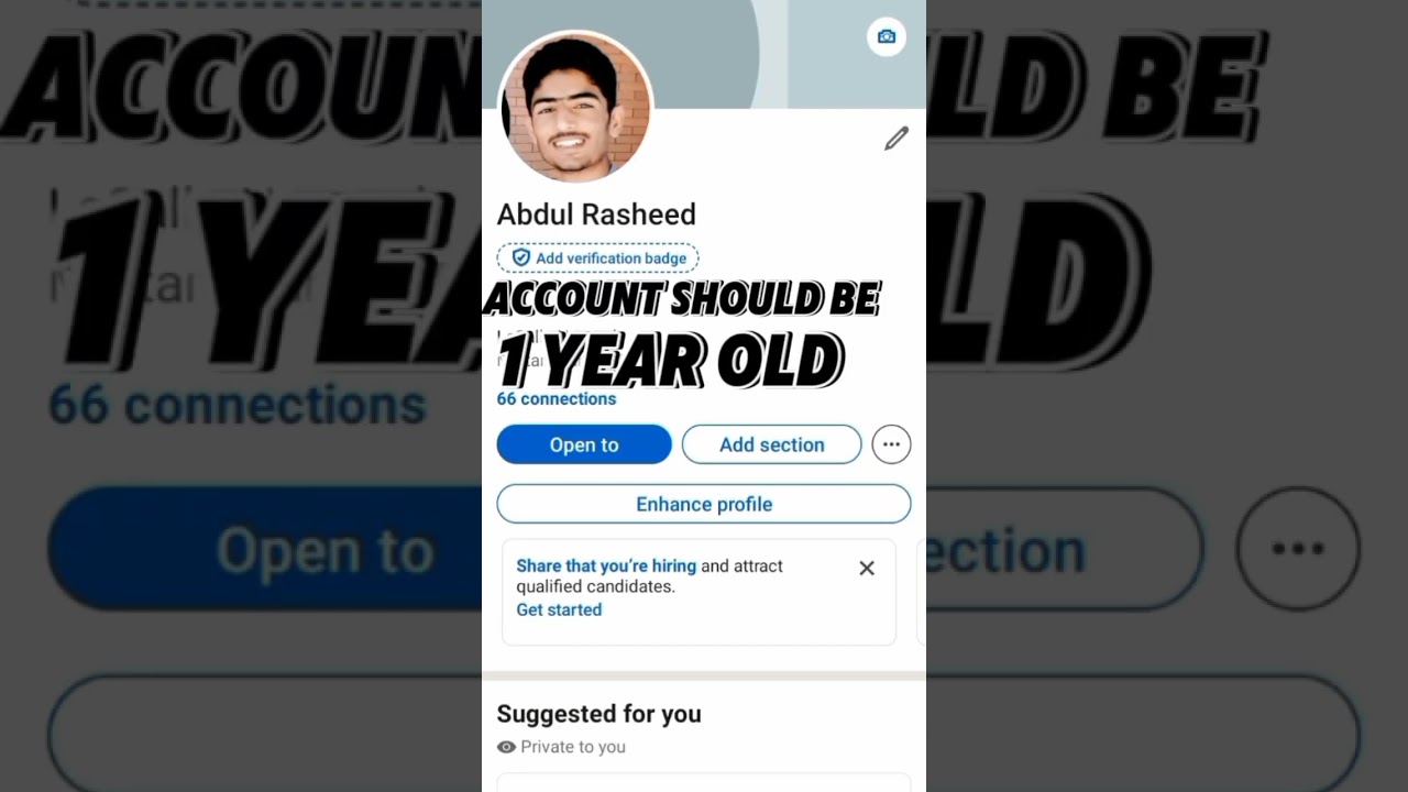 Give your LinkedIn account on Rent. Minimum 1 year old & 100+ connection. #linkedin #rent #weekly