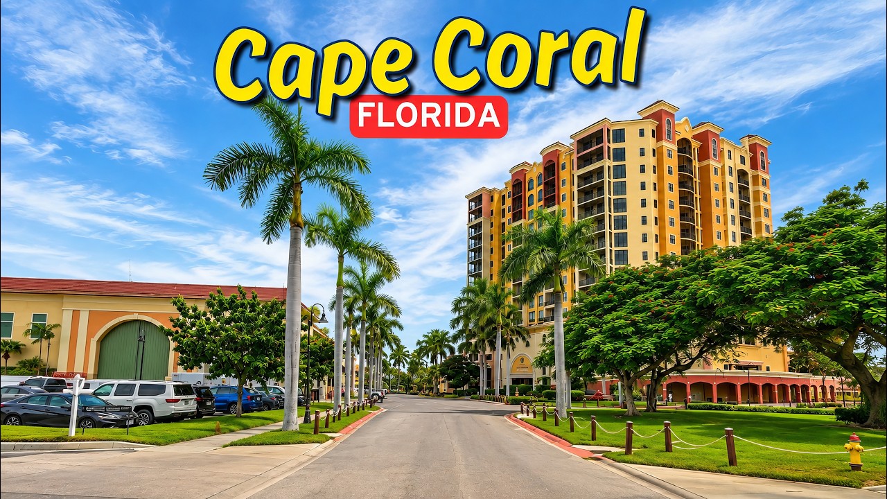 Cape Coral Florida Driving Through | 4K City Driving Tour