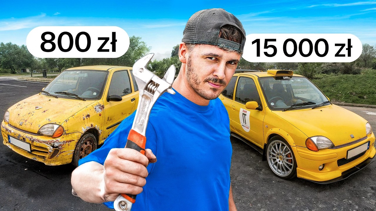 KUPIŁEM TANIEGO FIATA I PRZEROBIŁEM GO NA....