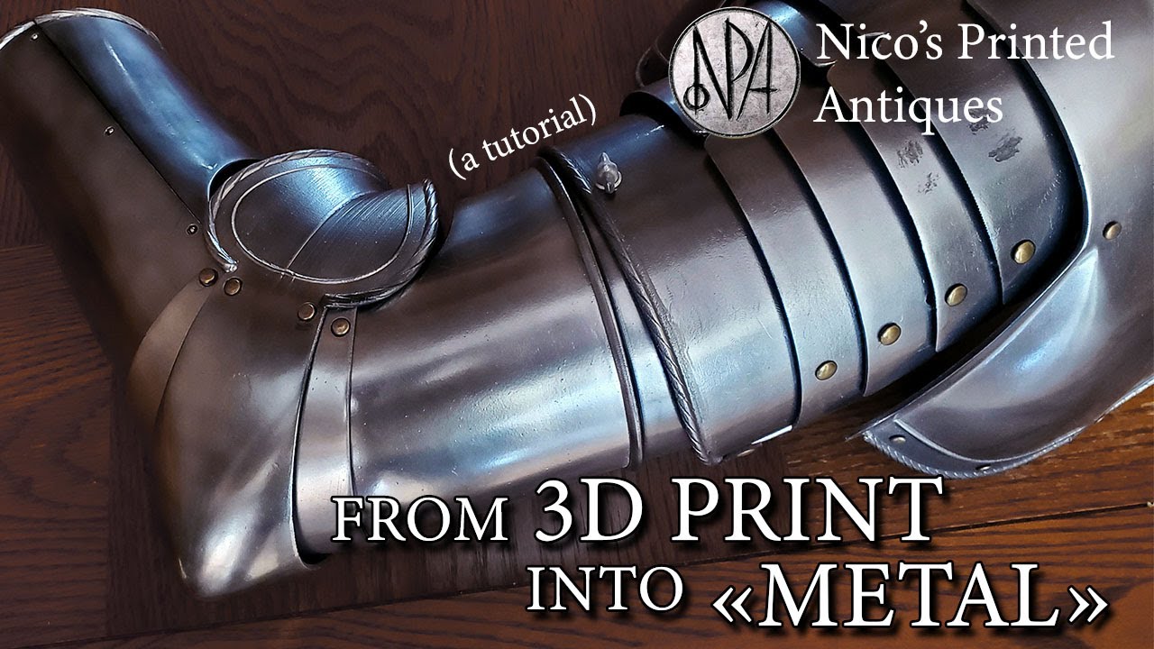 From 3D Printed Plastic into Realistic Metal - A guide