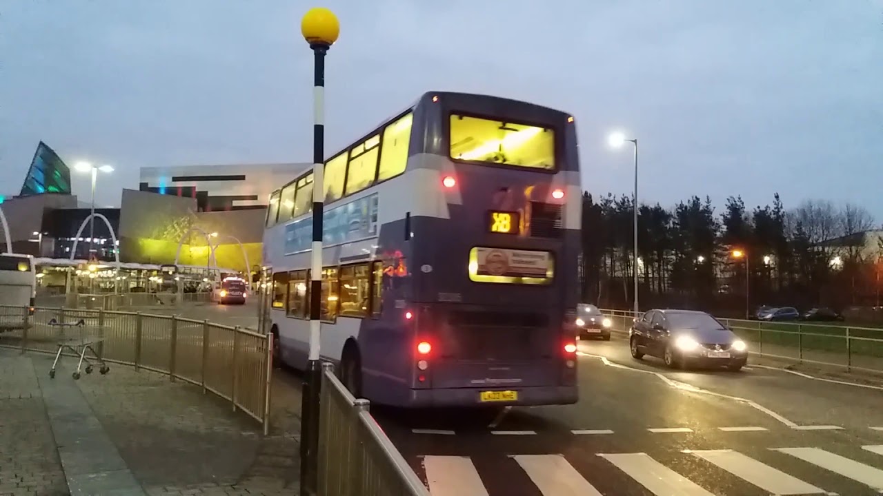 Buses at Silverburn Glasgow Thursday 3 January 2019