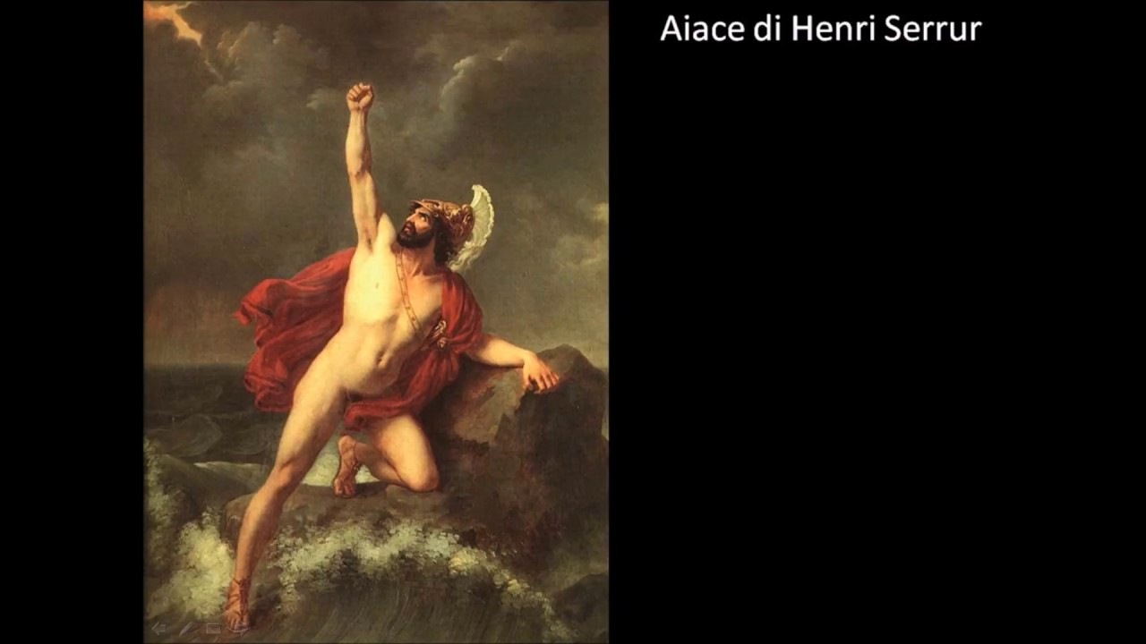 Il destino di Aiace Oileo Odissea IV, 481-511