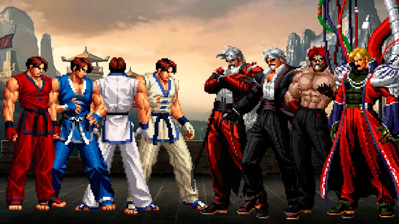 [KOF Mugen] Kim Kaphwan Team vs Rugal Team