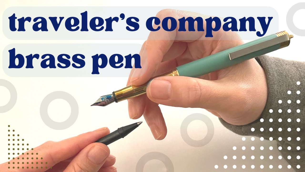 Save Money with this Pen Hack! Traveler’s Company Brass Pen Rollerball & Fountain Pen Hack!
