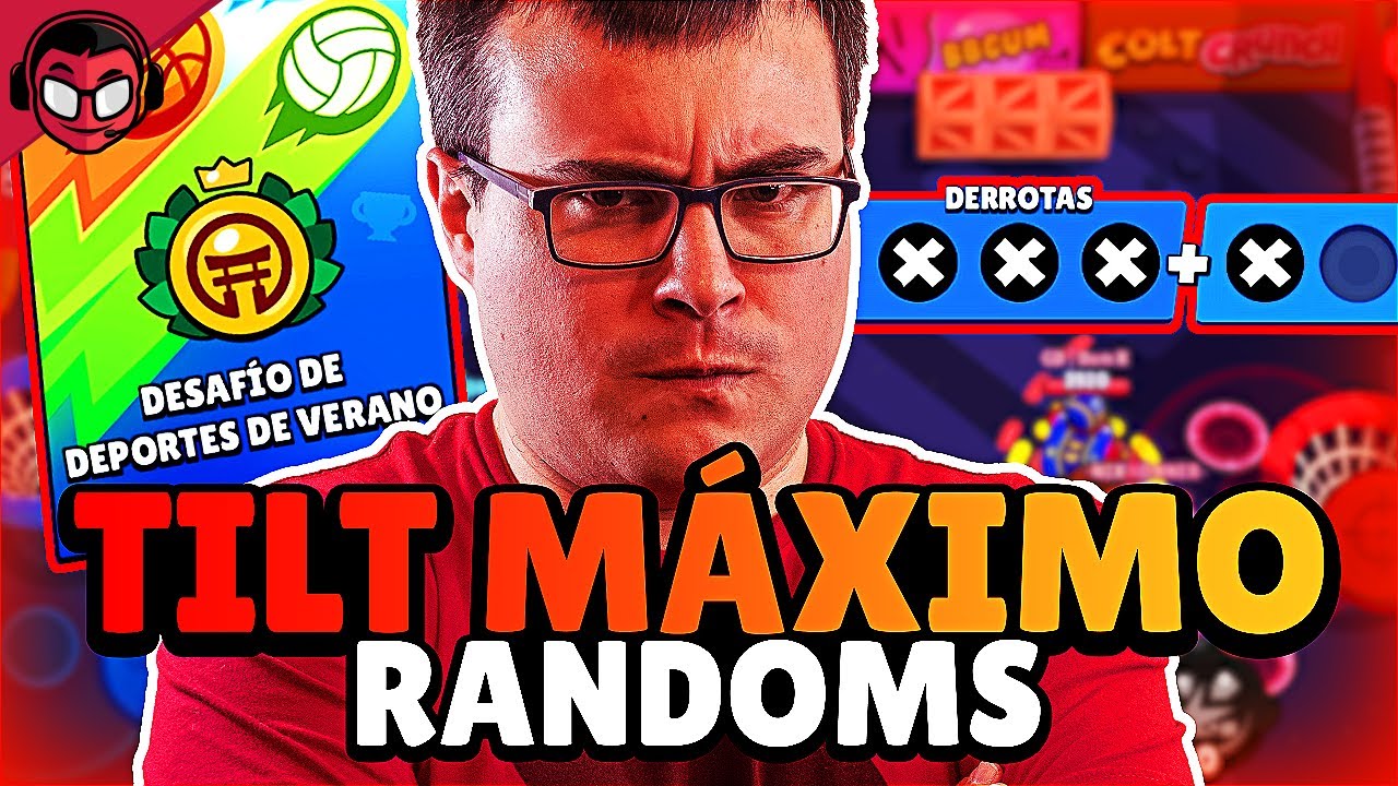 TILTEO MÁXIMO CON RANDOMS EN EL DESAFÍO DE DEPORTES | Brawl Stars