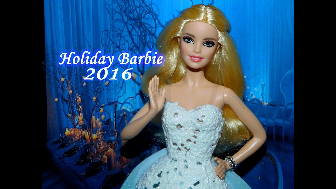 Обзор Holiday Barbie 2016.