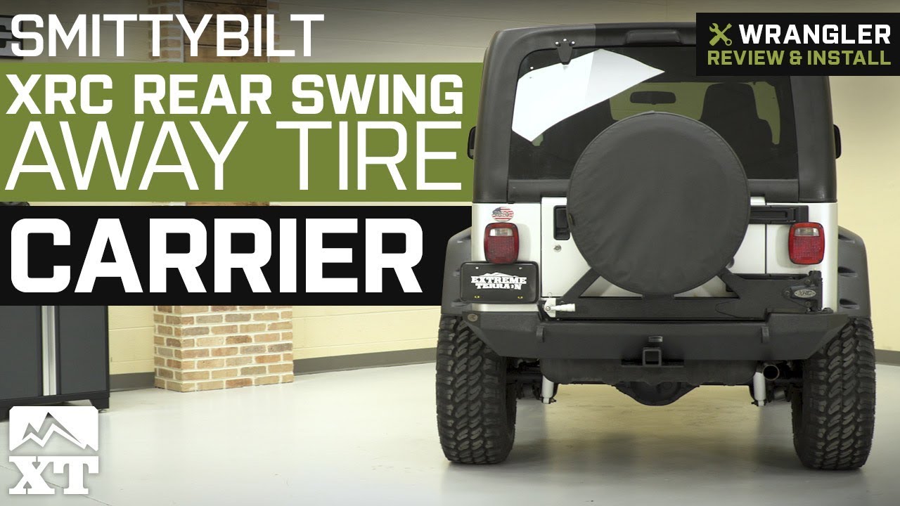 Jeep Wrangler Smittybilt XRC Rear Swing Away Tire Carrier (1987-2006 YJ & TJ) Review & Install