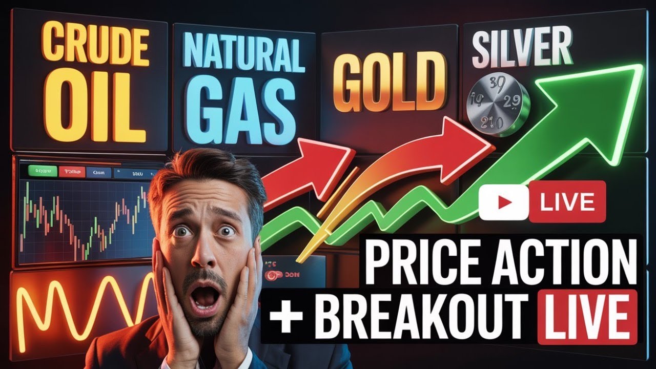 LIVE Commodity Market | Crude Oil, Natural Gas, Gold, Silver | Real-Time Analysis