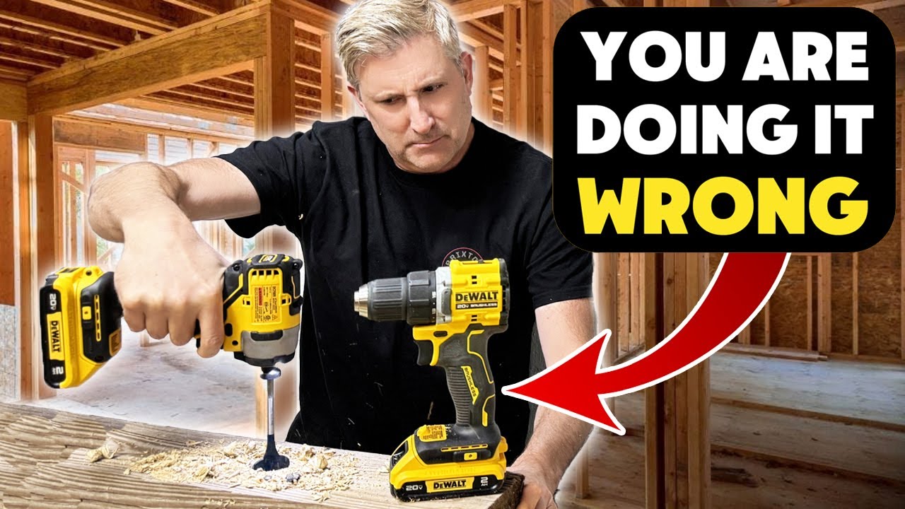 Drill vs Impact Driver &ndash; Stop Screwing Up!