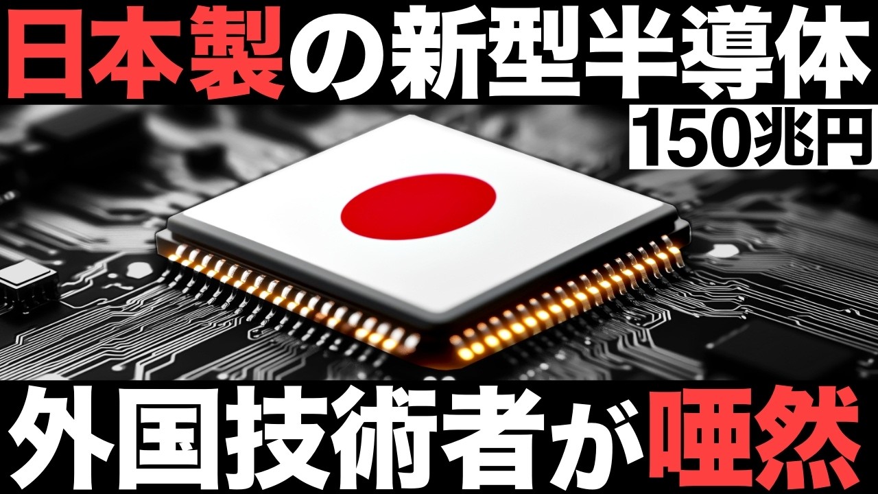 【衝撃】日本が開発中の「新型半導体」がとんでもないことに！【CGLA】【150兆円】