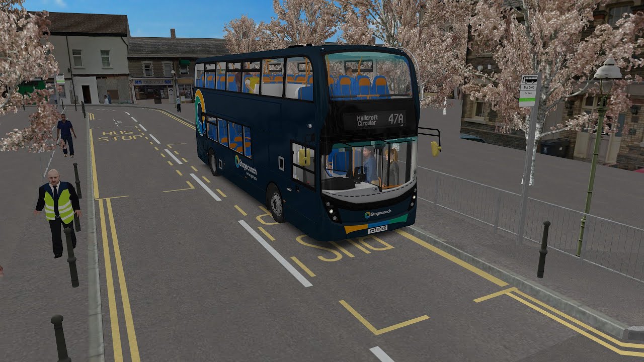 OMSI2 Alexander Dennis E40D Alexander Enviro 400 MMC on service 47A Hallcroft Circular