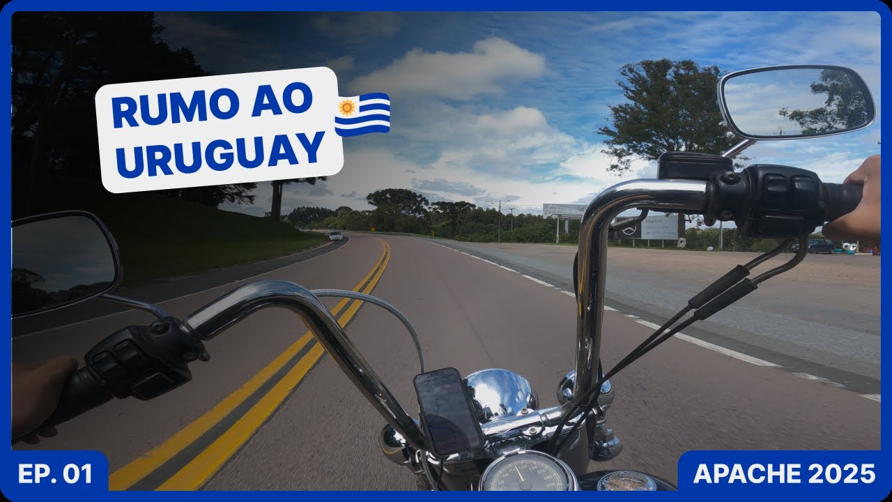 APACHE 2025 | De moto até o Uruguai – EP. 01 🇺🇾