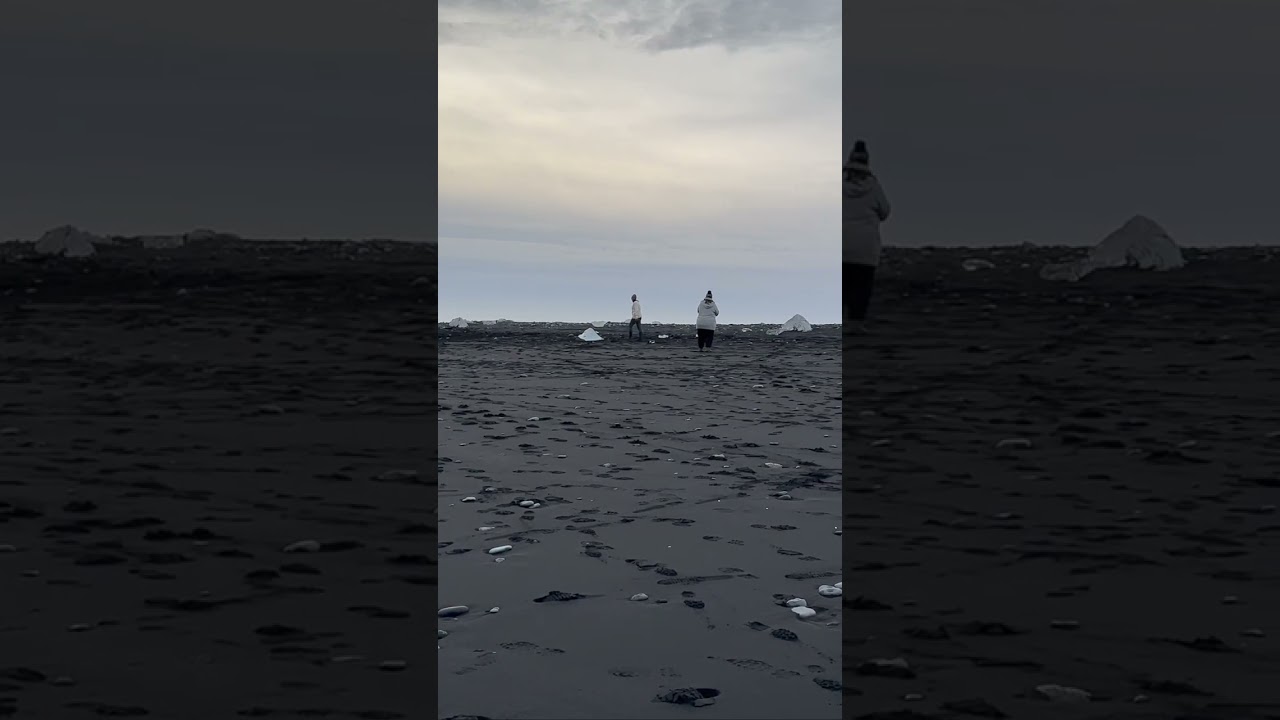Walking on Fire and Ice: Amazing Views of Diamond Beach in Iceland