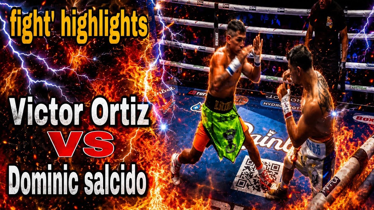 Victor Ortiz vs Dominic salcido Bkb full highlights #ufcgalaxy2.0