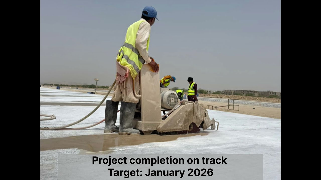 The JIAP Runway Upgradation Project is 53% complete as of May 2025—surpassing its target!
