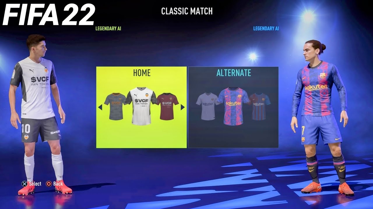 FIFA 22 PS4 | Valencia CF vs. FC Barcelona | La Liga - Full Gameplay