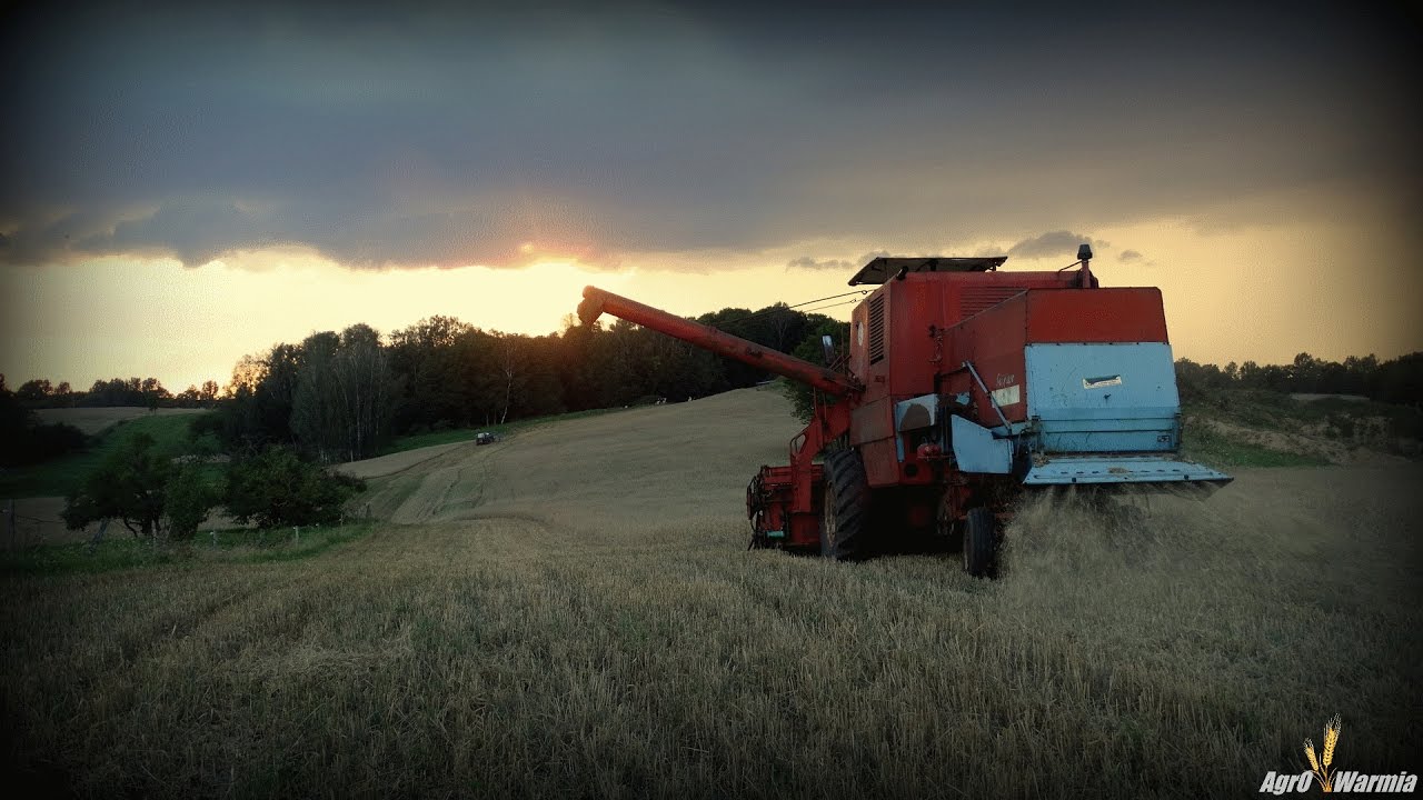Polskie żniwa na Warmii  |   Bizon Z056 SUPER